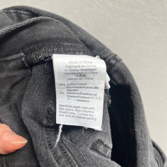 Madewell black denim skinny overalls Sz XS - Picture 9 of 13